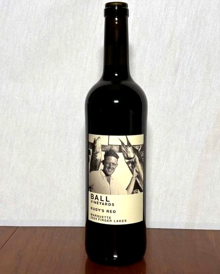 Bottle of 2024 Rudy’s Red